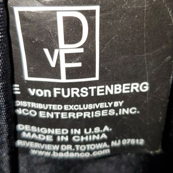 Diane Von Furstenburg Bag Suede Leather Tote Shoulder Handbag WOMAN'S WOMEN'S - Picture 8 of 13